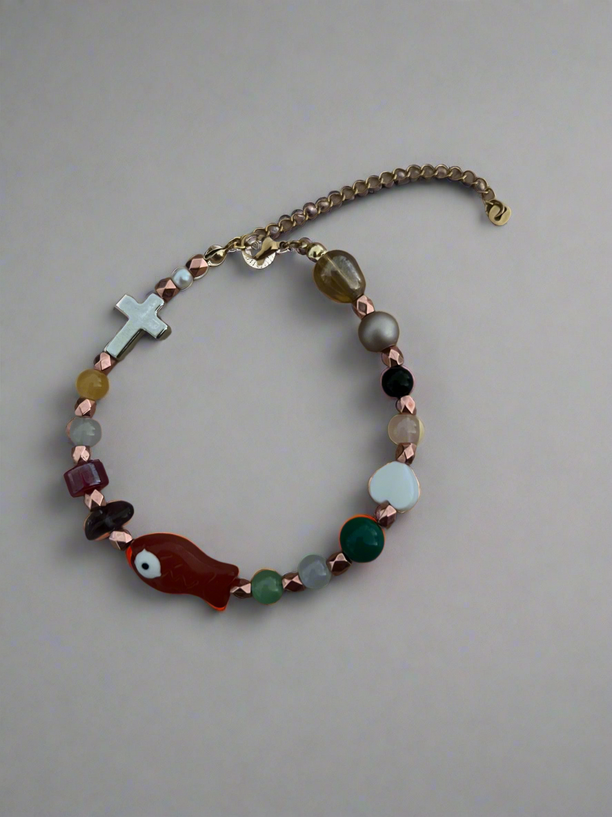 Orange Fish Bracelet