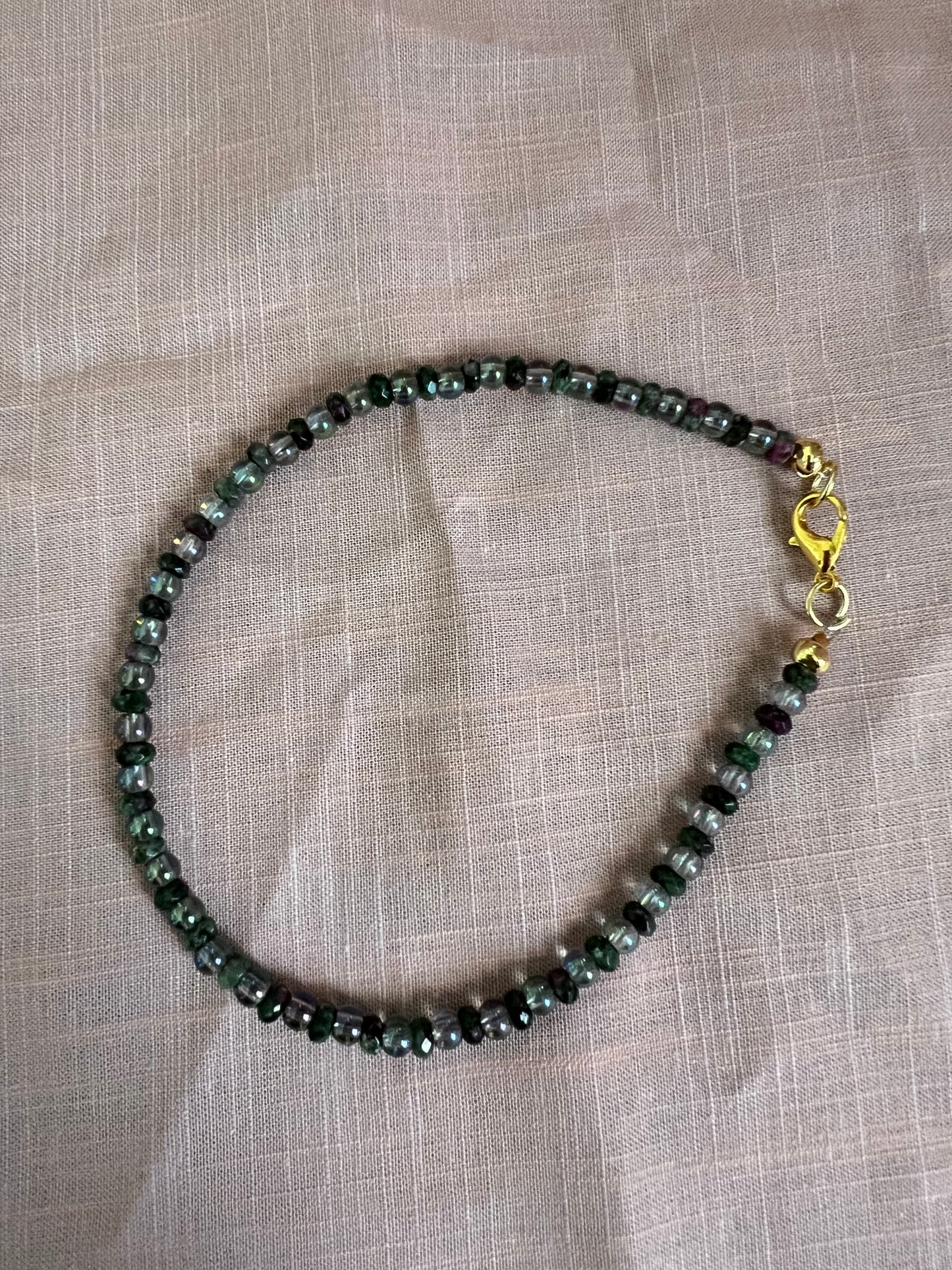 Iridescent Anklet