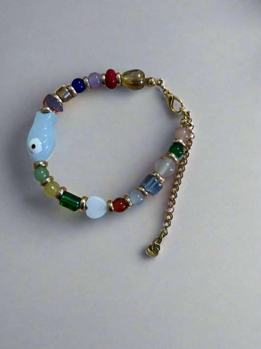 Blue Fish Bracelet