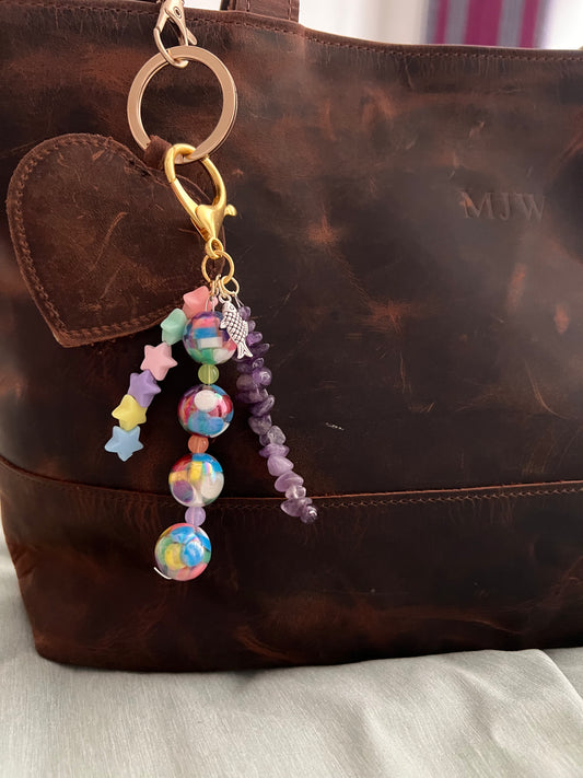 Just A Girl Bag Charm