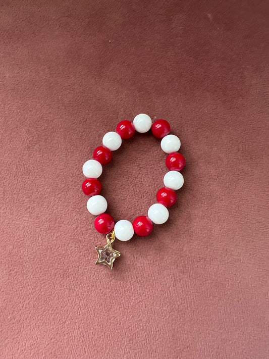 Red White and Star Baby/Kids Bracelet