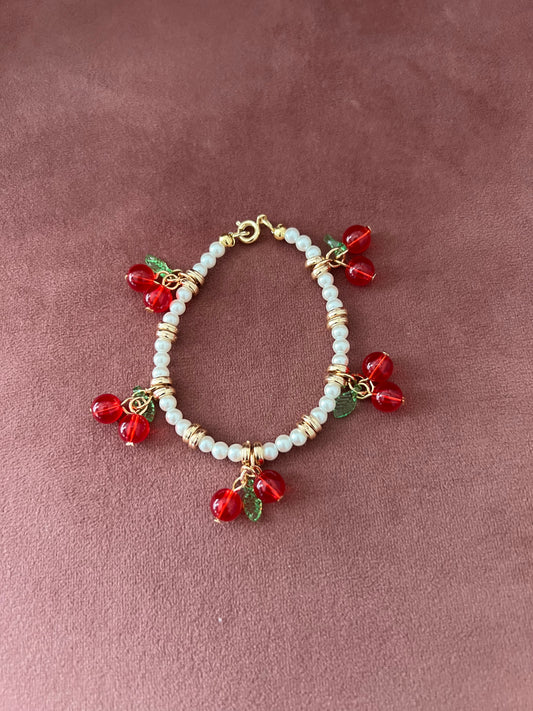 Cherry Charm Bracelet